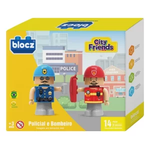 8336 - Policia e Bombeiro (14 peças)