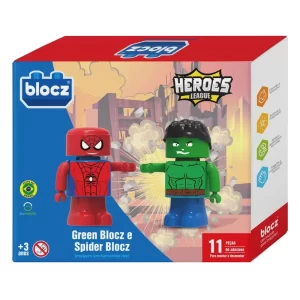8342 - Green Blocz e Spider Blocz (11 peças)