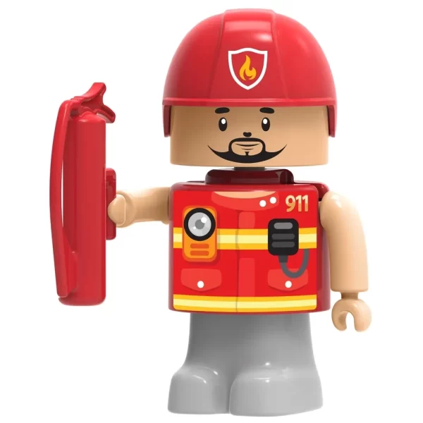 8347 Boneco Bombeiro (7 peças) - Image 2