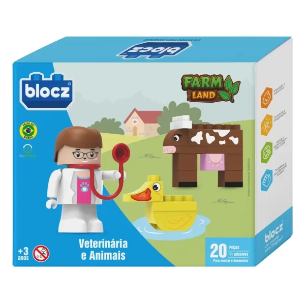 8465 - Veterinária e animais (20 peças)