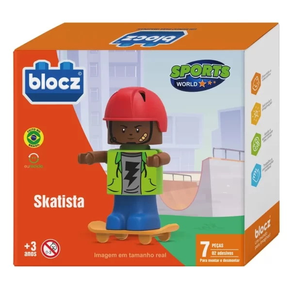 8474 - Skatista (07 peças)