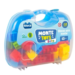 8586 Maleta Monte Toys Baby Azul (45 peças)